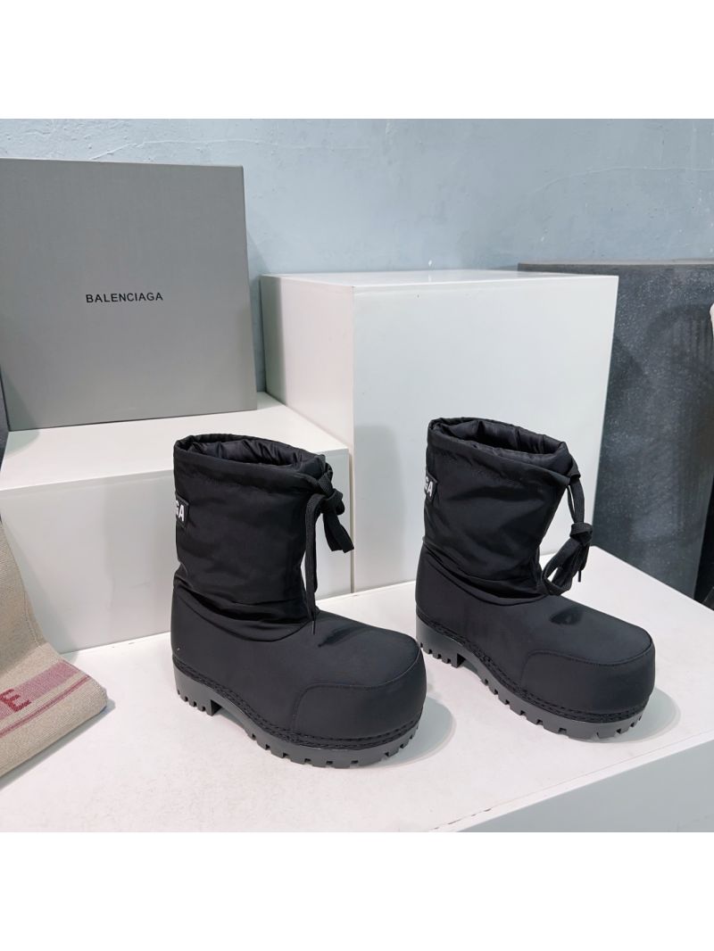BALENCIAGA ALASKA UNISEX LOW BOOT IN NYLON 780561 BLACK