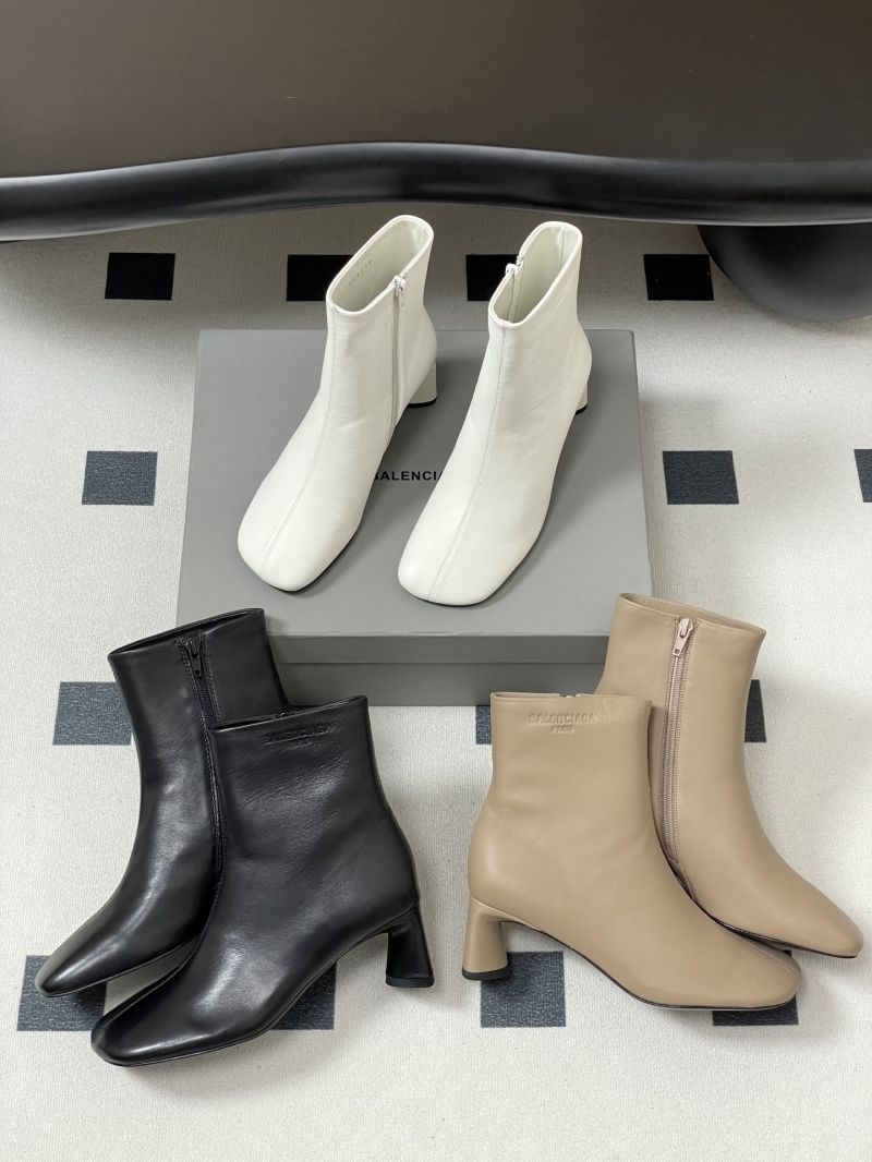 BALENCIAGA DUTY FREE 60MM BOOTS 804517 NUDE