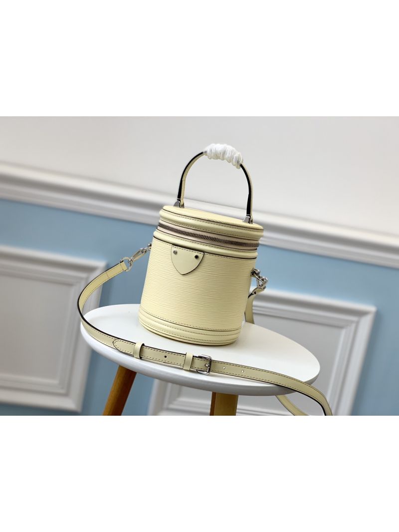 Louis Vuitton LV Cannes Epi Leather M52226 White