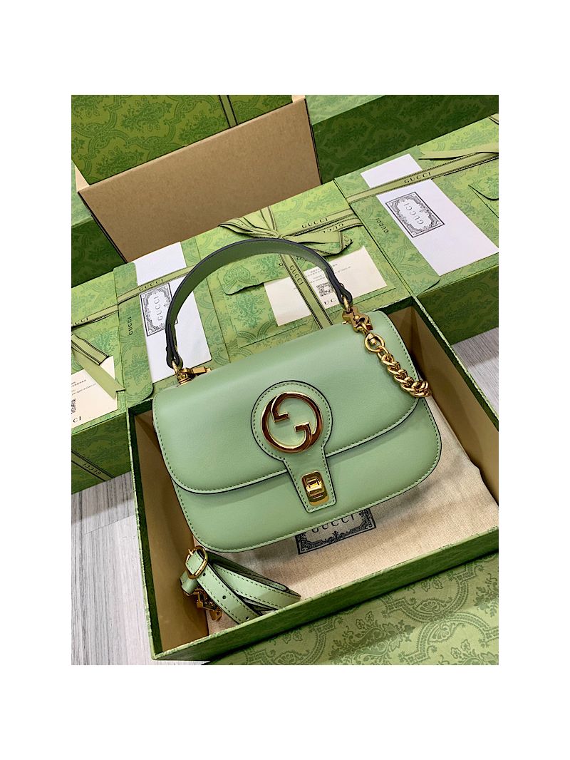 Gucci Blondie top-handle bag 735101 Light Green