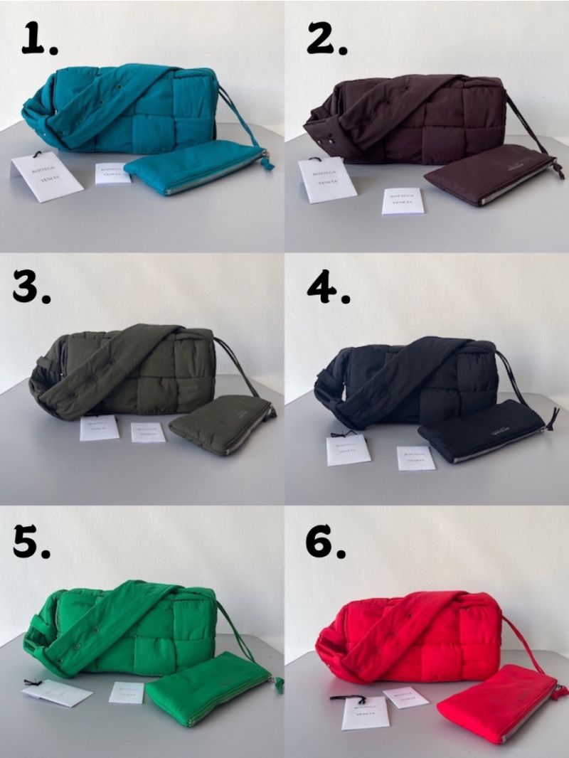 Bottega Veneta BV Padded Tech Cassette in Intrecciato Nylon Bag 628951