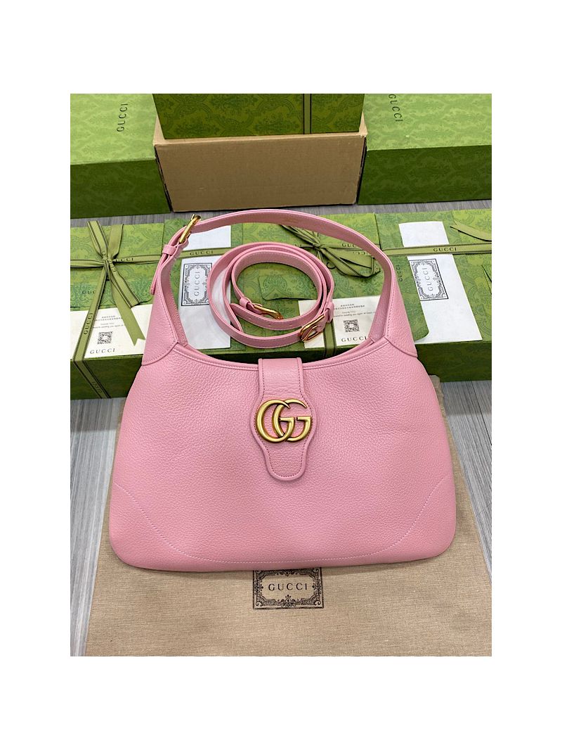 Gucci Aphrodite medium shoulder bag 726274 Light Pink soft leather