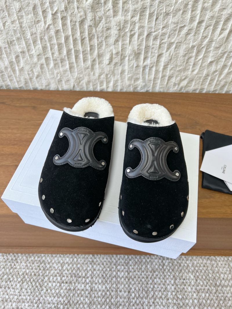 CELINE PITEA CLOG IN CALFSKIN 363015235C BLACK