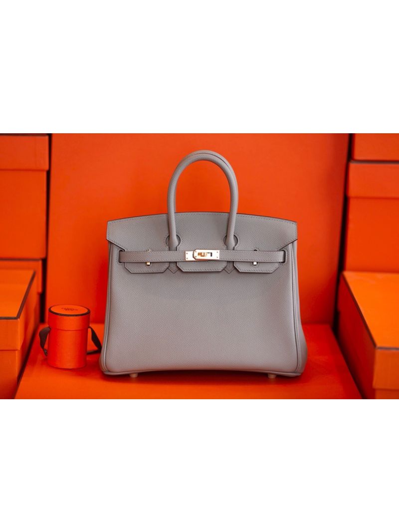 Hermes Birkin Bag in Gris Asphalte Epsom Leather
