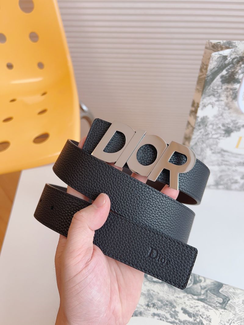 Dior Homme Reversible Belt 35mm 4335RU Black Burgundy