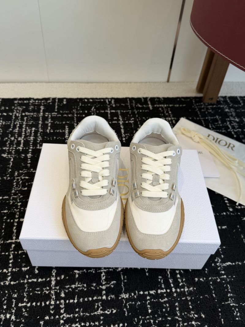 DIOR TECH SNEAKER WHITE SUEDE CALFSKIN AND TRANSPARENT MESH KCK506