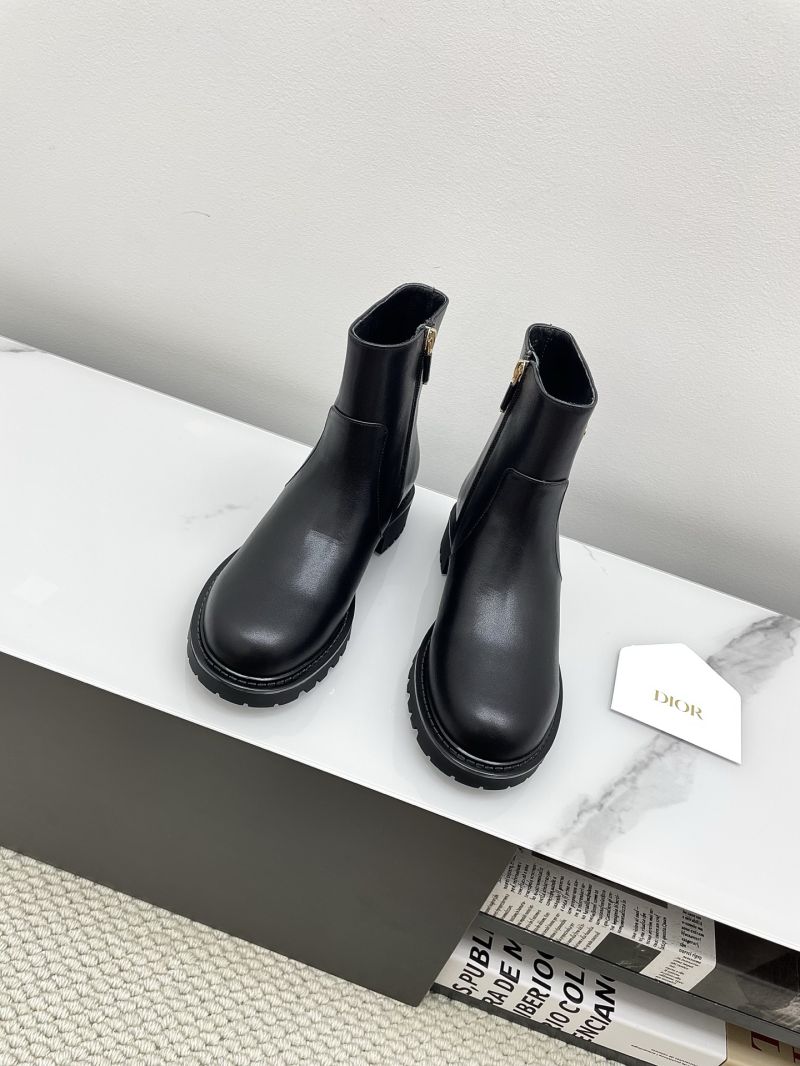 Dior D-Town Ankle Boot Black Brushed Calfskin KCT129A