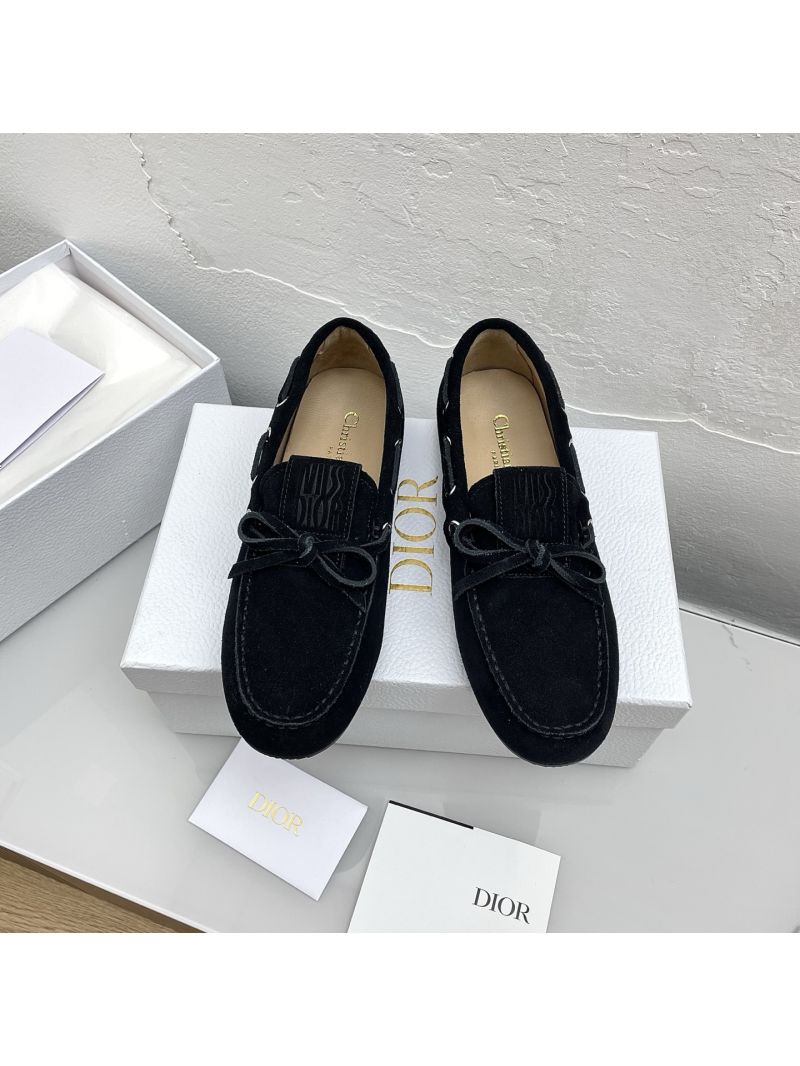 Dior Miss Dior Street Loafer Black Suede Calfskin KDB978SUE