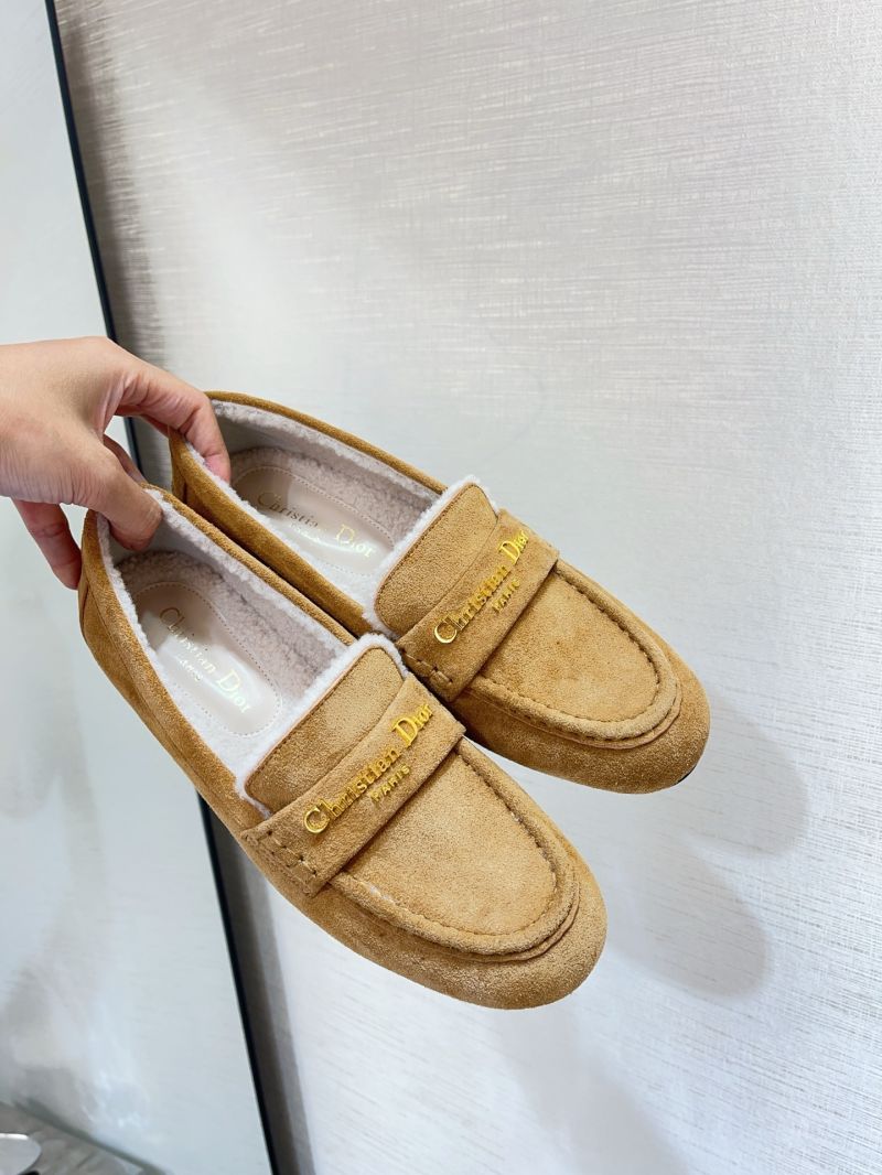 DIORALPS DIOR BOY LOAFER ROPE BEIGE CAMEL CALFSKIN KDF038