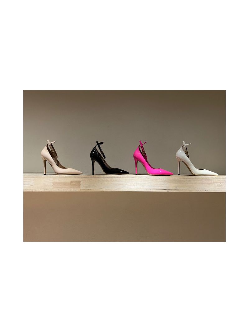 Valentino Garavani Tan-Go Patent Leather Pump 100mm 1W2S0FI1