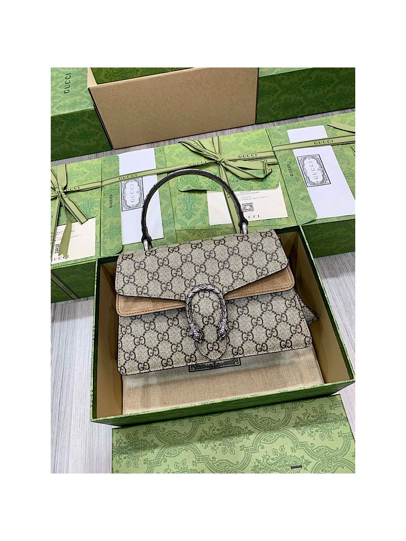 Gucci Small Dionysus top handle bag 739496 GG Supreme