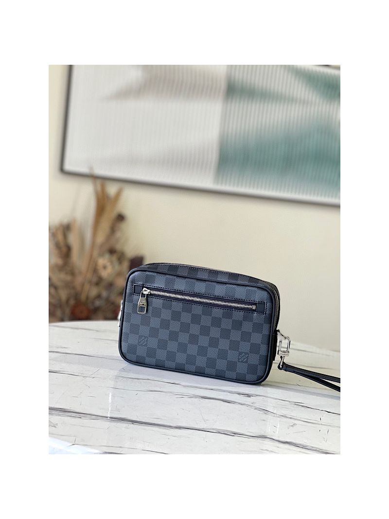 Louis Vuitton Kasai Clutch Damier Graphite N41664
