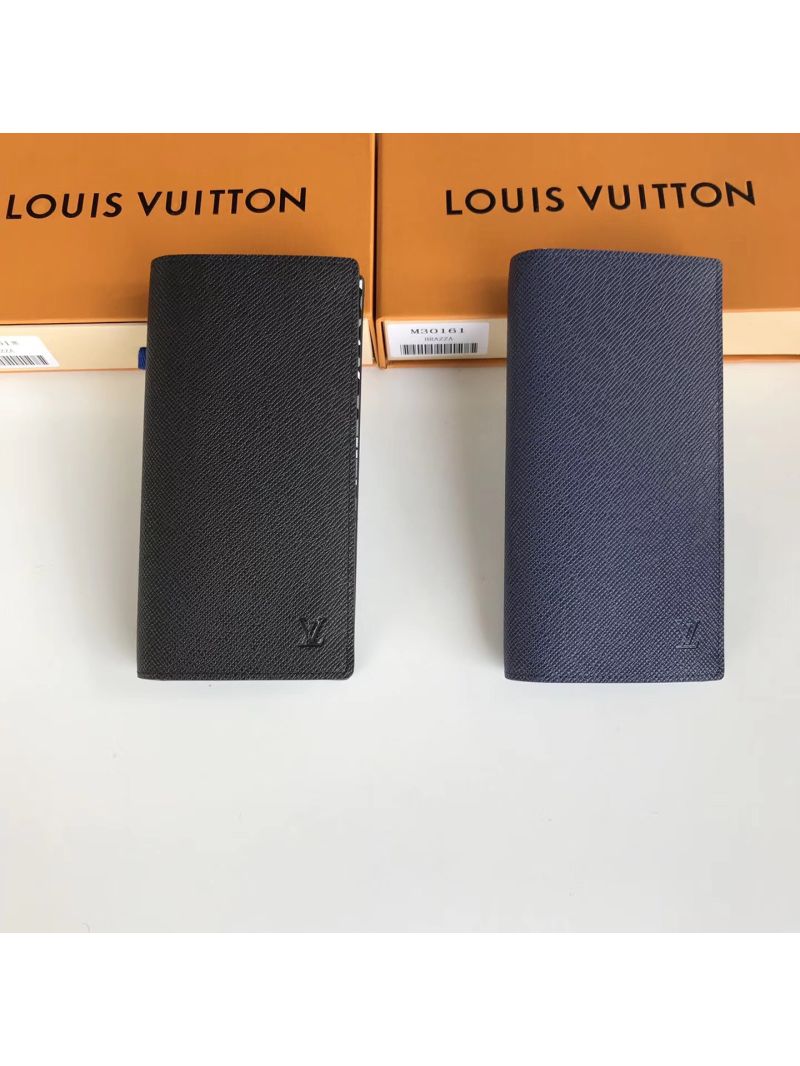 Louis Vuitton LV Brazza Wallat Hawaiian-Print Lining M30161