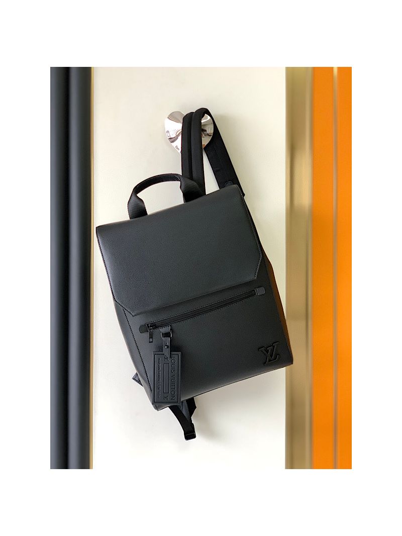 Louis Vuitton LV Aerogram Fastline Backpack M21367 Black 