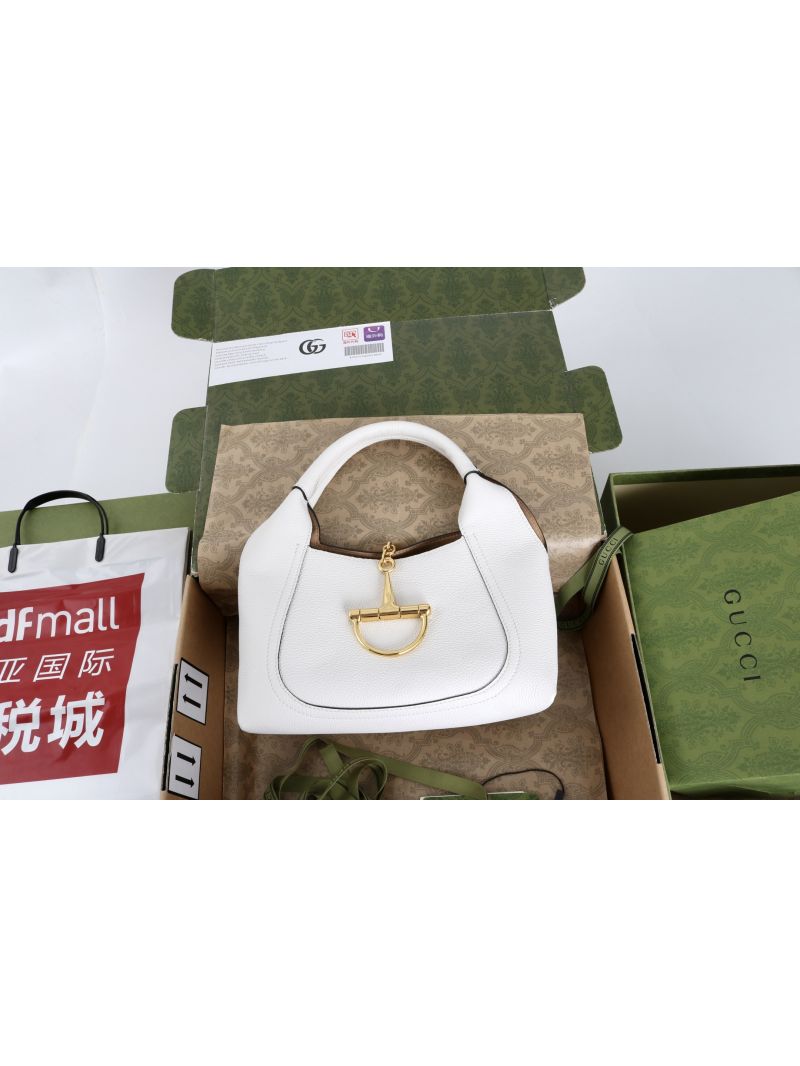 Gucci Softbit medium top handle bag 837467 White