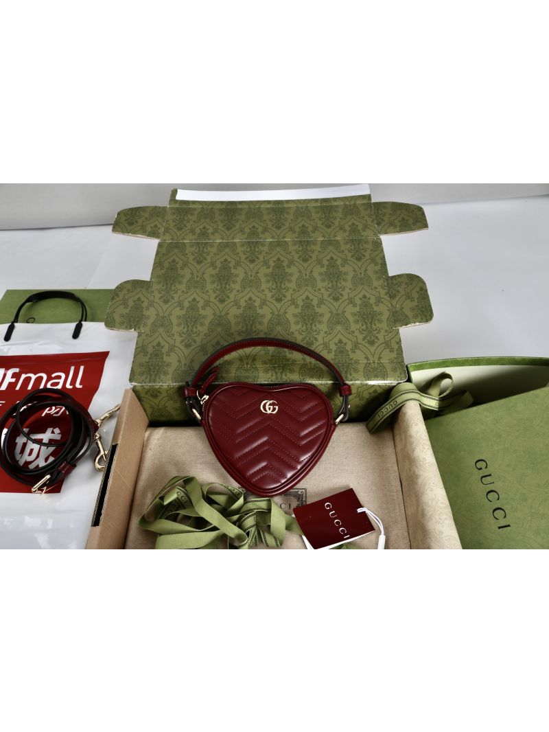 Gucci GG Marmont mini bag 837753 Rosso Ancora red