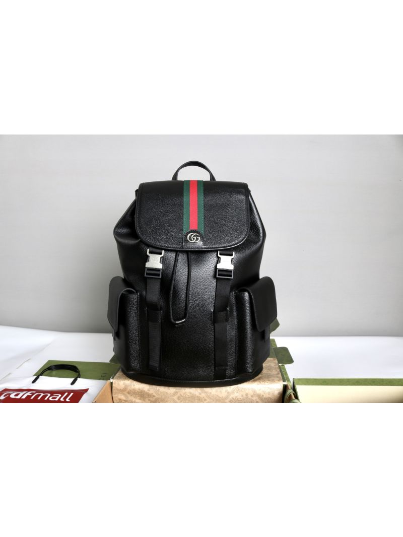 Gucci Ophidia large backpack 839110 black soft leather