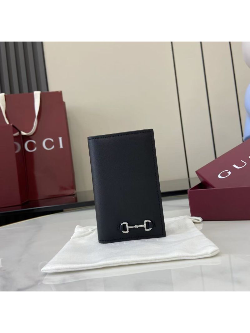 Gucci Long card case with Horsebit 846951 Black