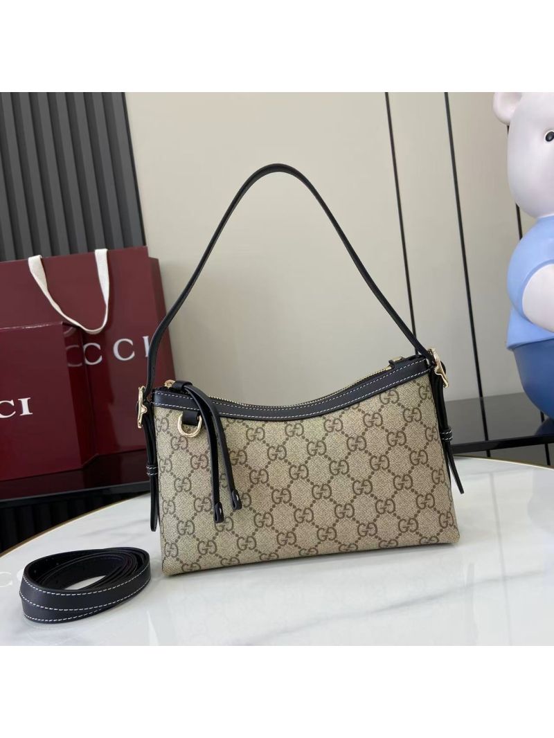 Gucci GG Emblem small shoulder bag GG Canvas 847450 Black