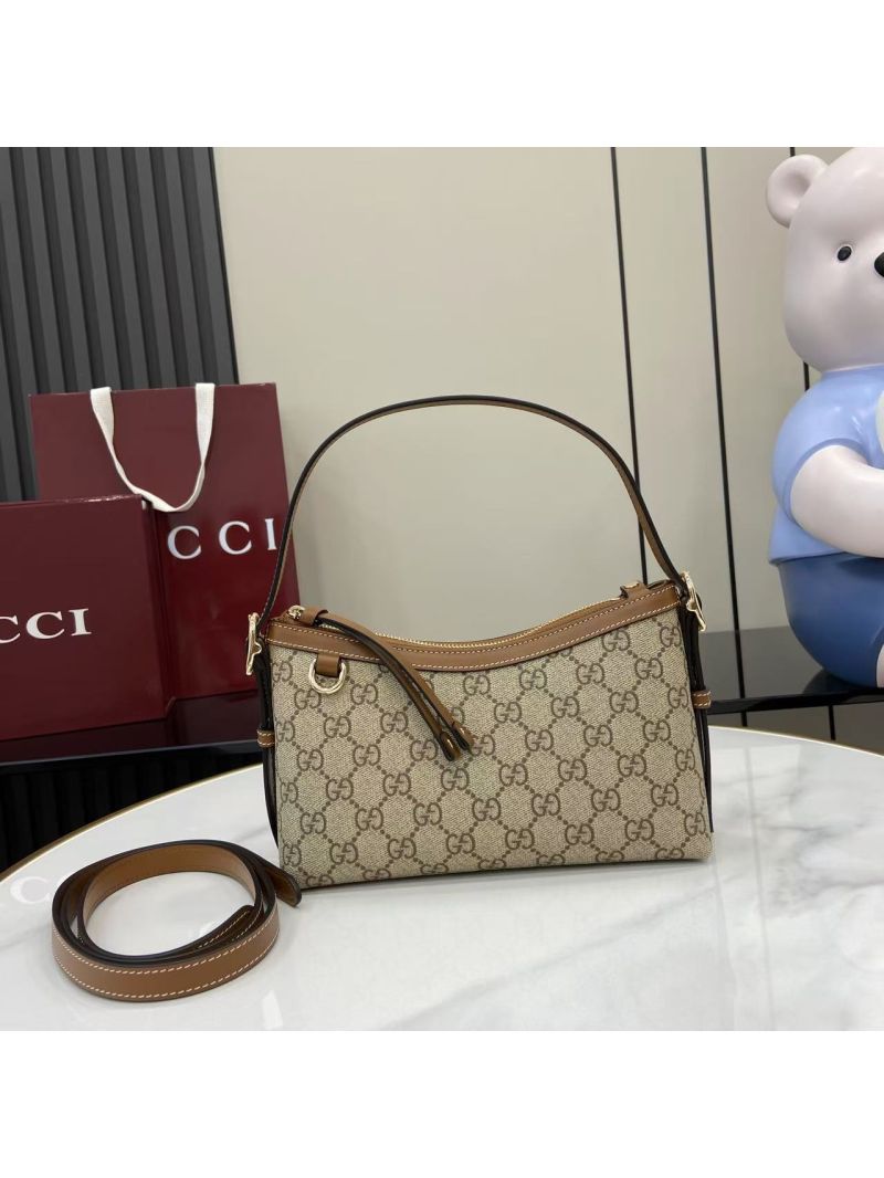 Gucci GG Emblem small shoulder bag GG Canvas 847450 Brown