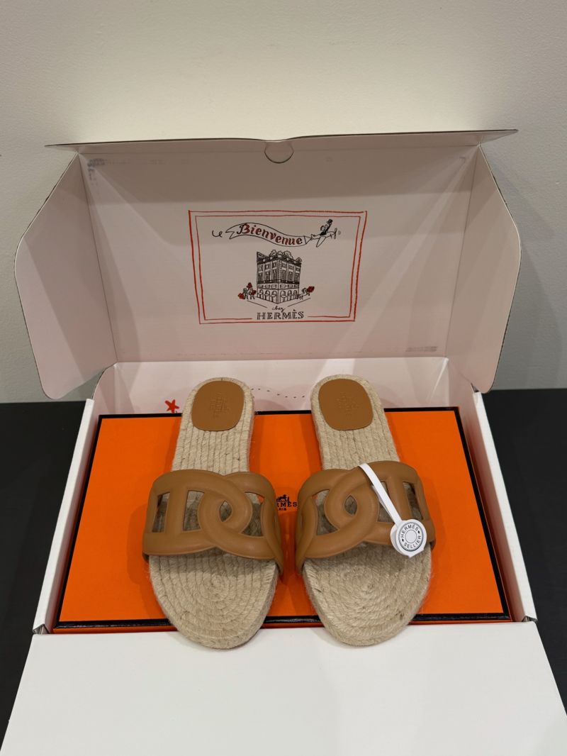 Hermes Famosa Espadrille H222151Z Brown
