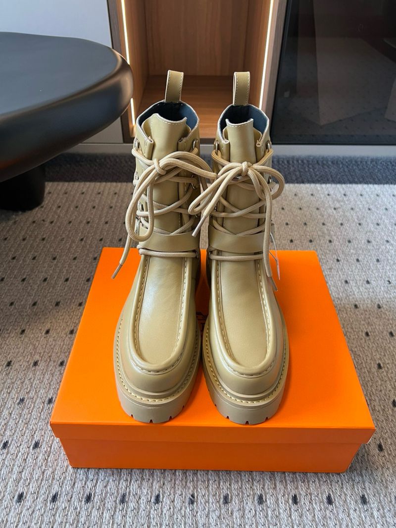 Hermes Land Ankle Boot H252104Z Beige