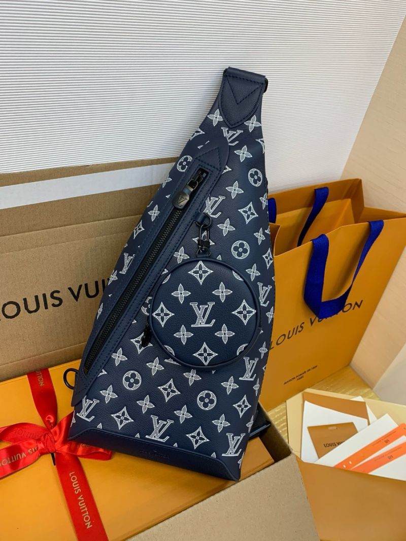 Louis Vuitton LV Duo Slingbag M24751 Monogram Shadow leather