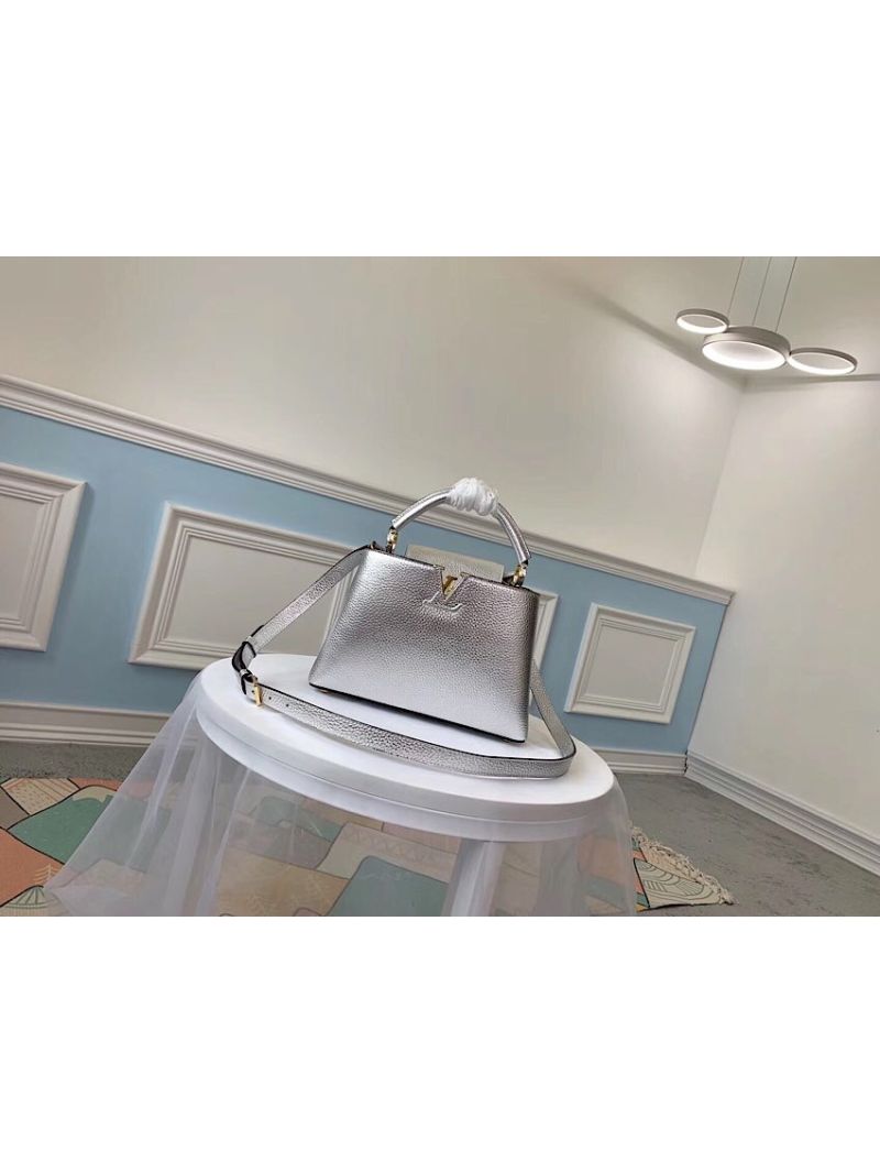 Louis Vuitton LV Capucines BB/PM M90472 Argent