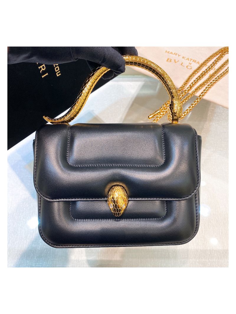 Mary Katrantzou X Bvlgari Top Handle (Limited) 291070 Black