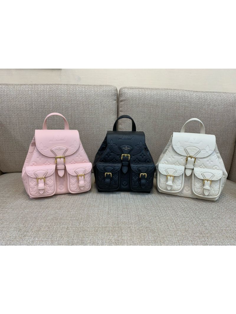 Louis Vuitton LV Backup Backpack M47106 monogram empreinte leather Cream