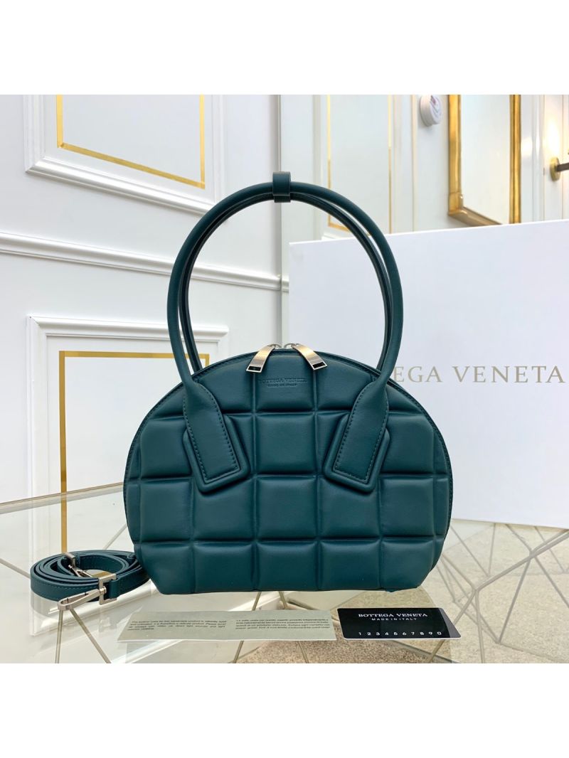 Bottega Veneta Small BV Swoop in Paper Calf Bowler Bag 592858 Ottanio