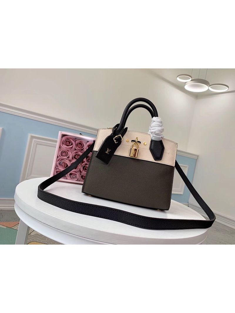 Louis Vuitton LV City Steamer Mini M53804 Khaki Cream