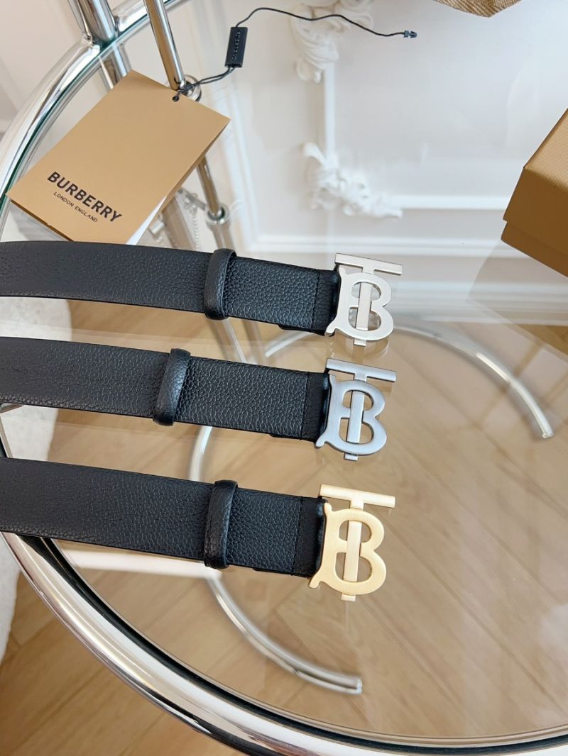 Burberry TB 35mm Grained Calfskin Leather Belt 80666522