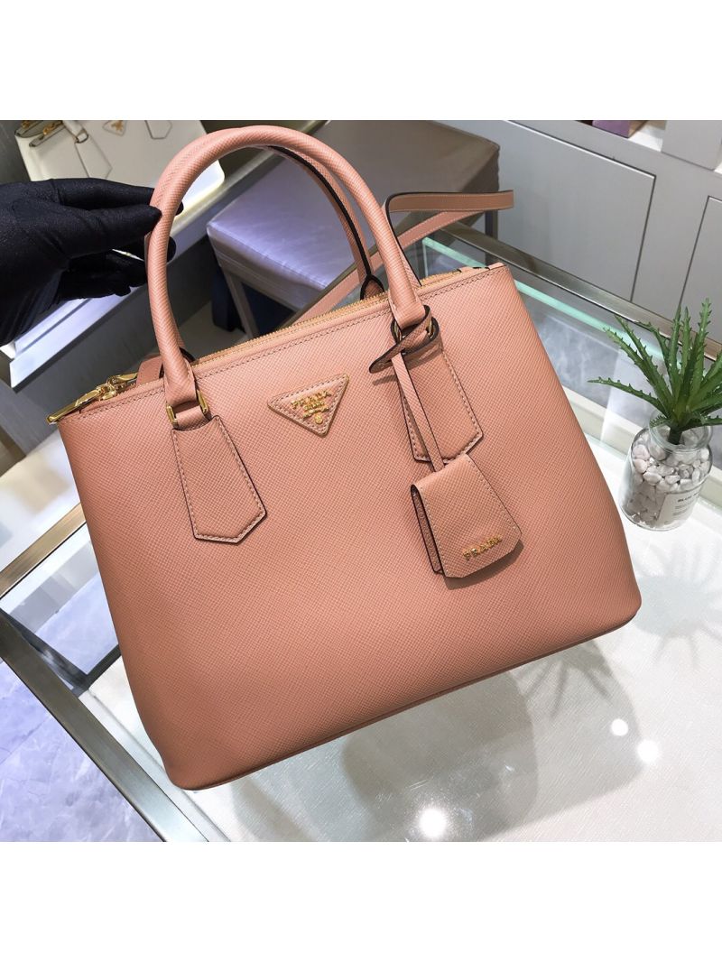 Prada Galleria Saffiano Leather Bag 1BA232 Powder Pink