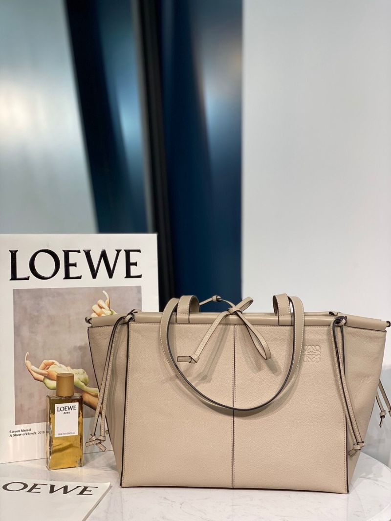 Loewe Cushion Tote Bag 66025 Light Oat