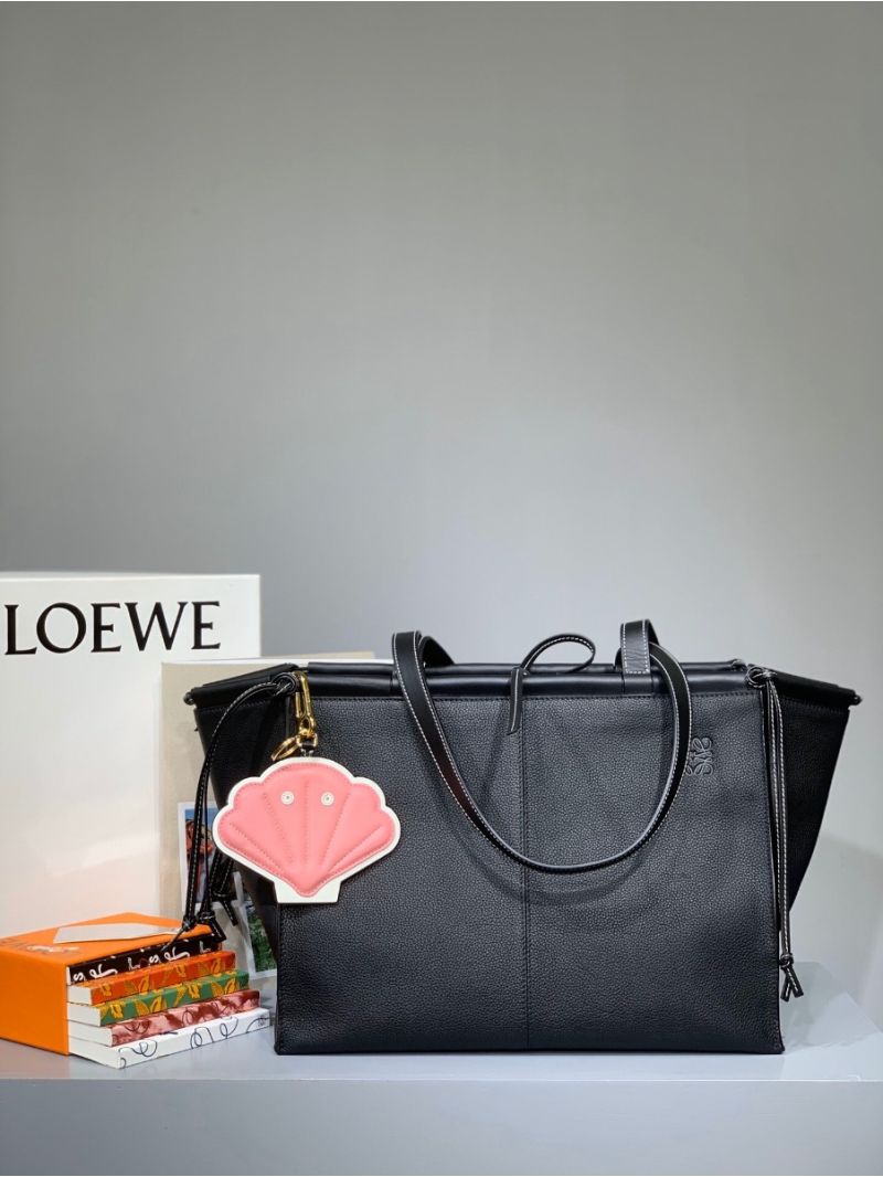 Loewe Cushion Tote Bag 66025 Black