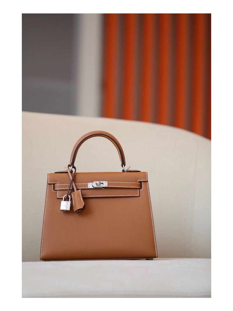 Hermes Kelly Epsom Brown