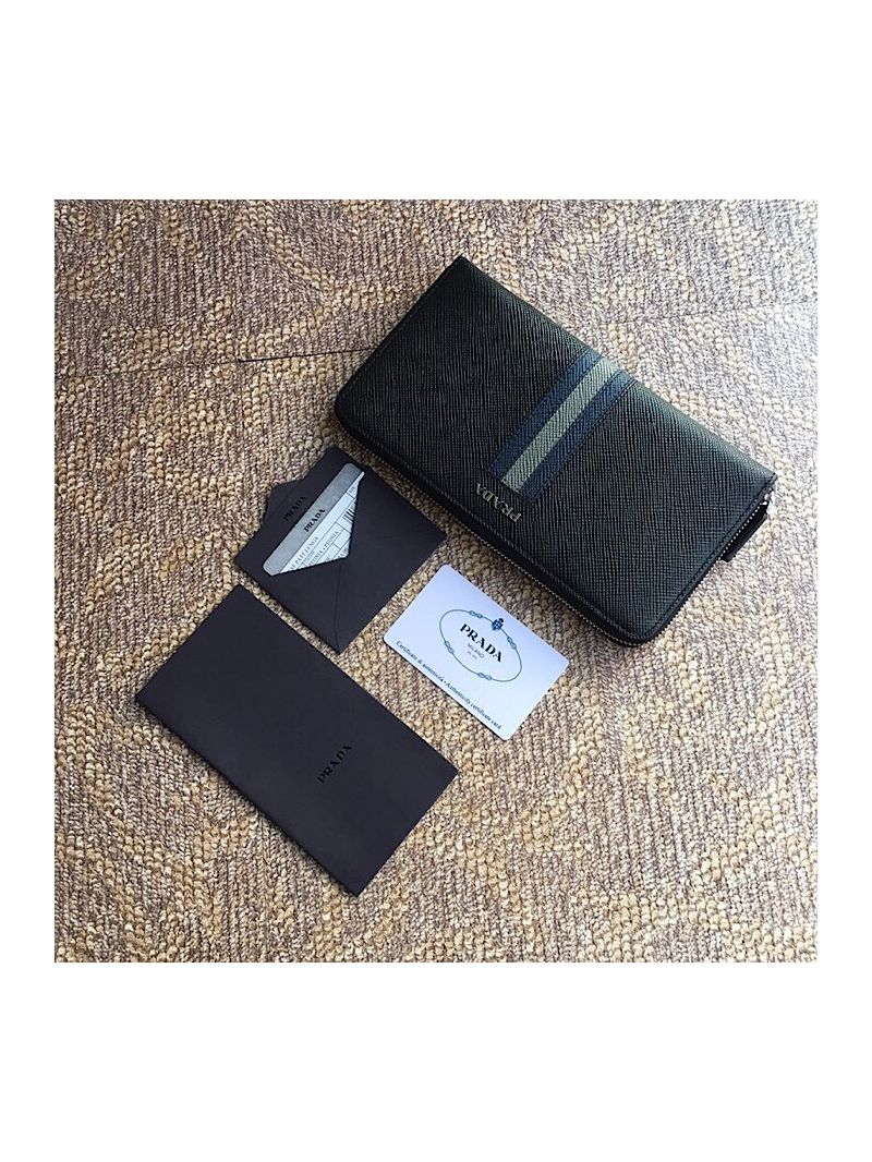 Prada Document Holder 2ML317 Navy