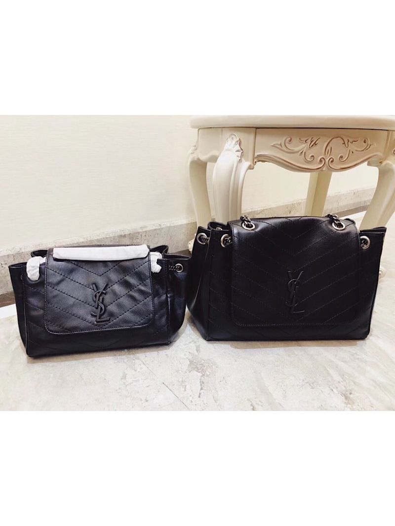Saint Laurent YSL Small Nolita Bag In Vintage Leather