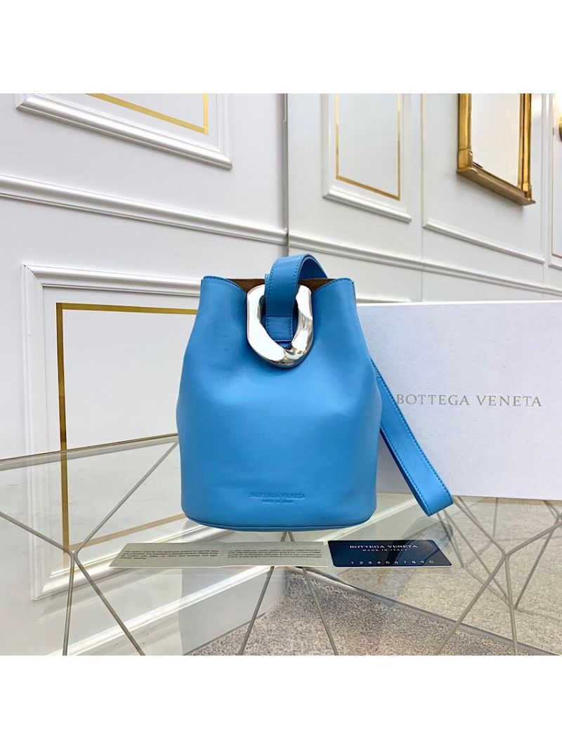 Bottega Veneta BV Drop Bag in Nappa Leather 576804 Sky Blue