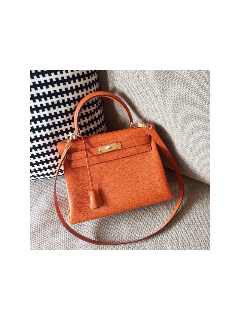 Hermes Kelly 28 32 Togo Orange