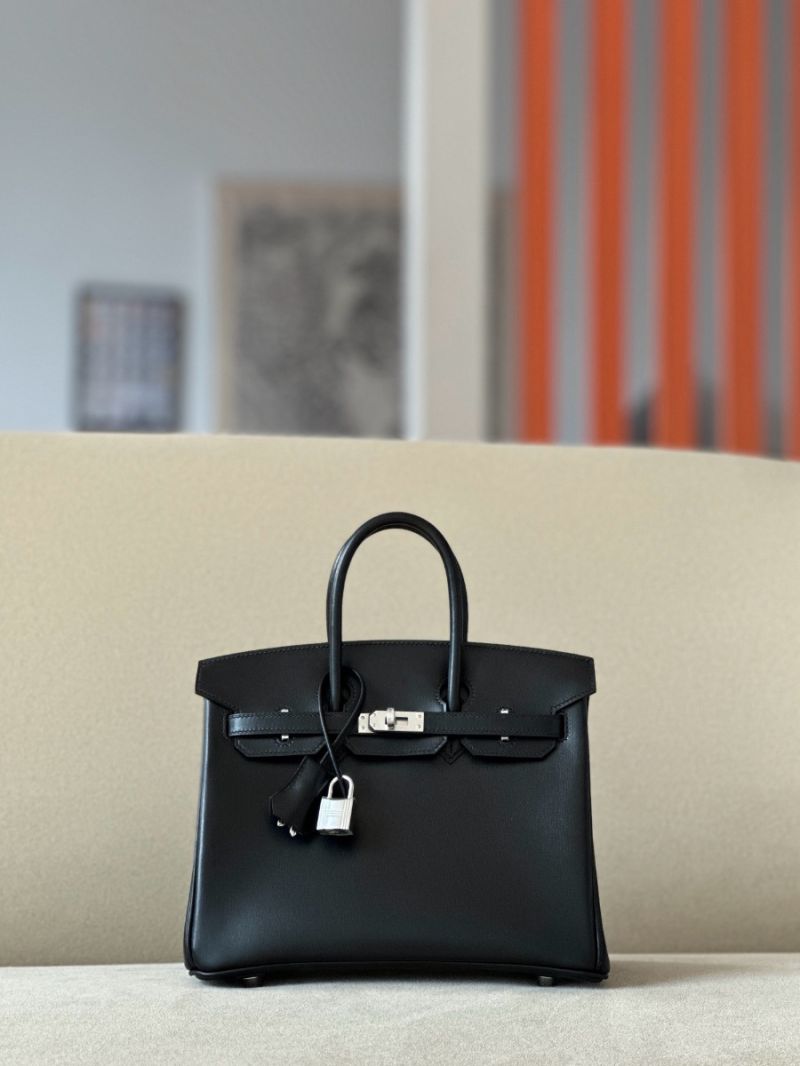 Hermes Birkin Black Box Leather