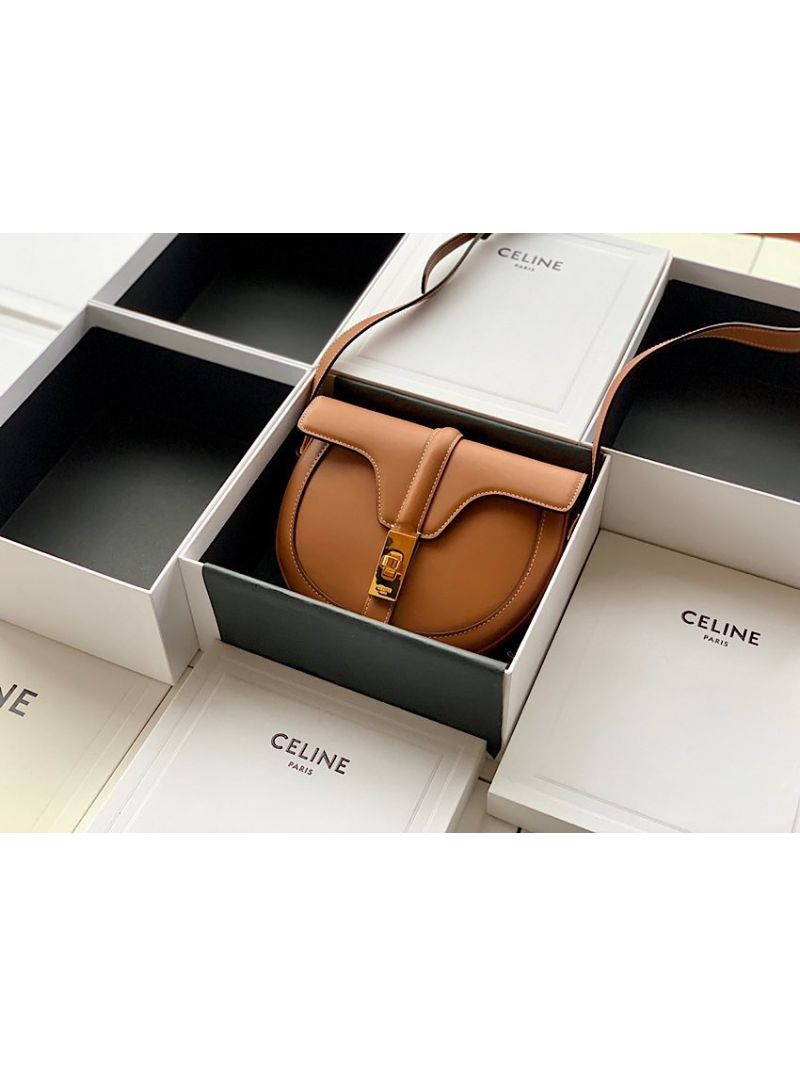 Celine Small Besace 16 Bag in Natural Calfskin 188013 Tan