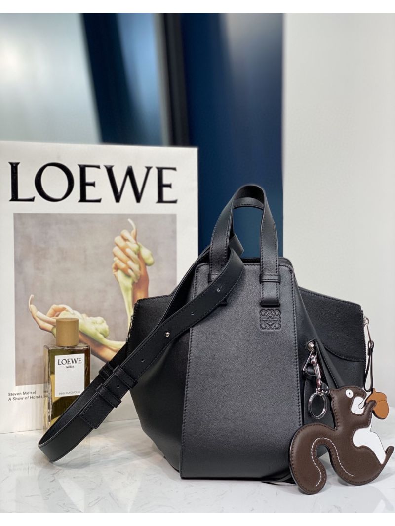 Loewe Hammock Small Bag Smooth Calfskin 66031 Black