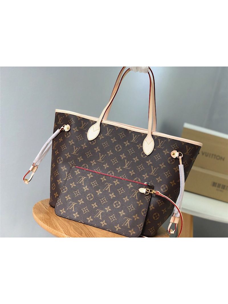 Louis Vuitton Neverfull Monogram Canvas Cherry