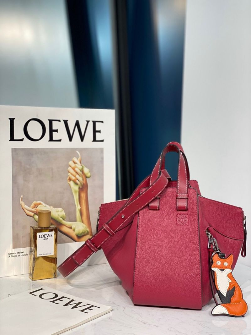 Loewe Hammock Small Bag 66031 Wine