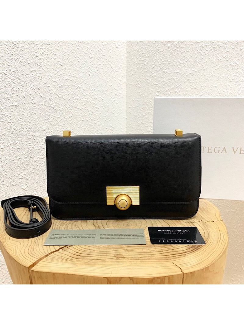 Bottega Veneta BV Classic Bag in Printed Calf Ronde Bag 578009 Black