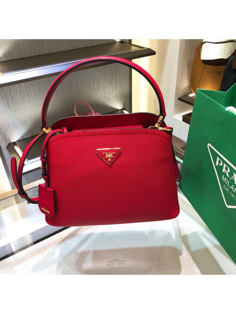 Prada Matinee Mini Bag 1BA282 Red