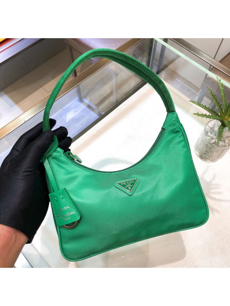 Prada Re-Edition 2000 Nylon Mini-Bag 1NE515 Green