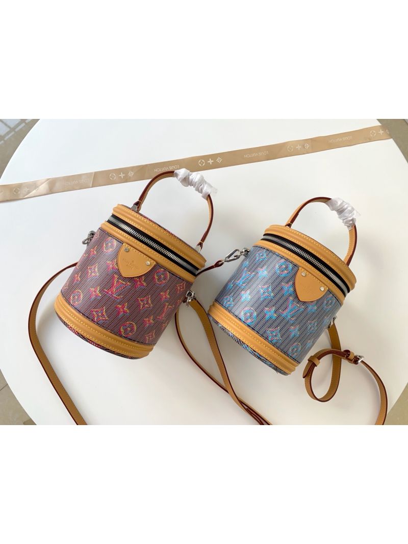 Louis Vuitton LV Cannes Blue Monogram Pop Print M55457